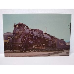 Railroad Postcard Virginian 507 Locomotive Steam Train Audio Visual Virginia
